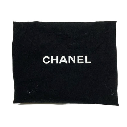 Chanel Tote Bag Deauville Line PM Beige and Black Chain Shoulder Silver