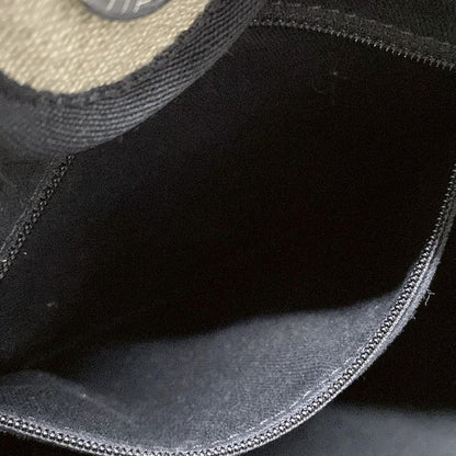 Chanel Tote Bag Deauville Line PM Beige and Black Chain Shoulder Silver