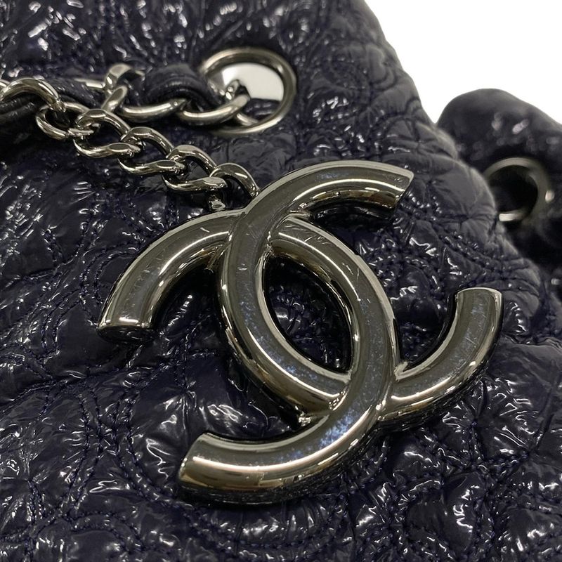 Chanel Rock in Moscow Tote Bag Melrose Cabas Su Navy