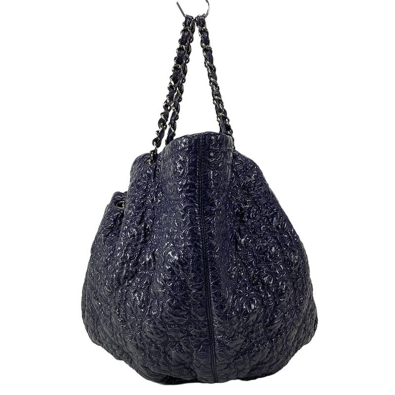 Chanel Rock in Moscow Tote Bag Melrose Cabas Su Navy