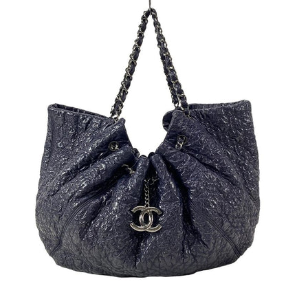 Chanel Rock in Moscow Tote Bag Melrose Cabas Su Navy