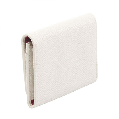 Bvlgari Card Case Bvlgari 30420 White Leather Bvlgari Business Card Holder