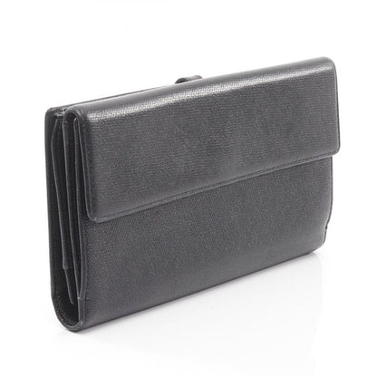 Chanel Bifold Long Wallet Coco Button A20905 Black Leather Coco Button Bifold