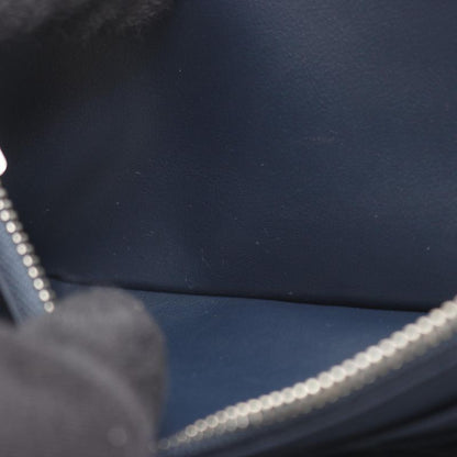 Louis Vuitton Round Long Wallet Zippy Wallet Vertical M58823 Navy Other Zippy