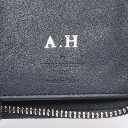 Louis Vuitton Round Long Wallet Zippy Wallet Vertical M58823 Navy Other Zippy