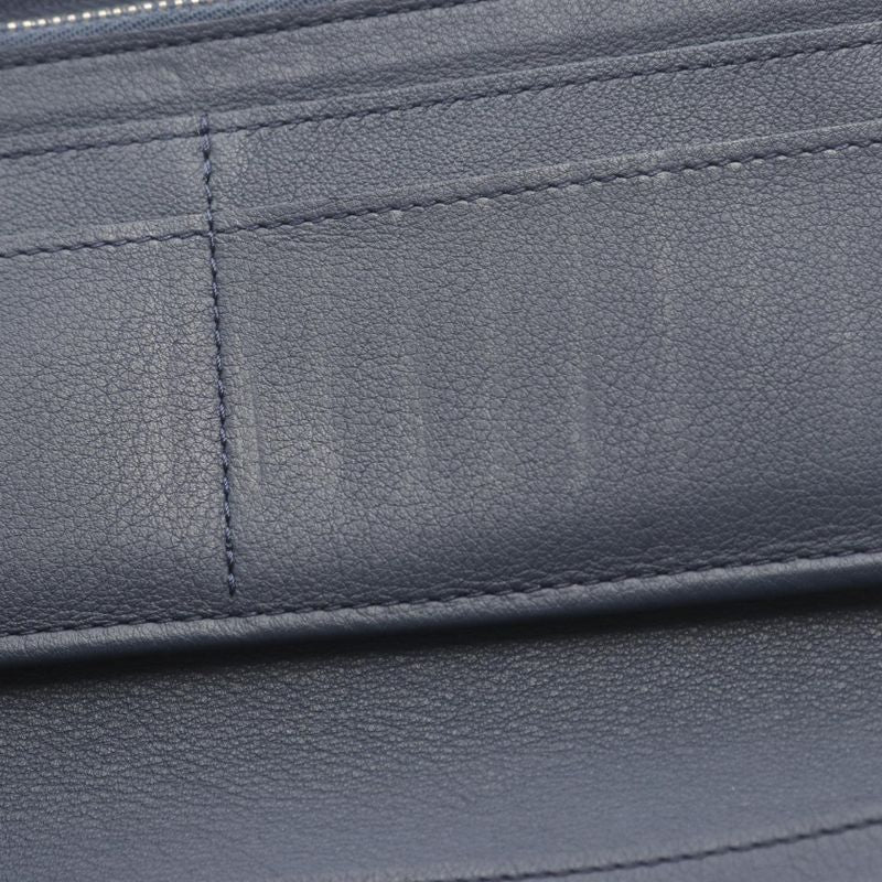 Louis Vuitton Round Long Wallet Zippy Wallet Vertical M58823 Navy Other Zippy