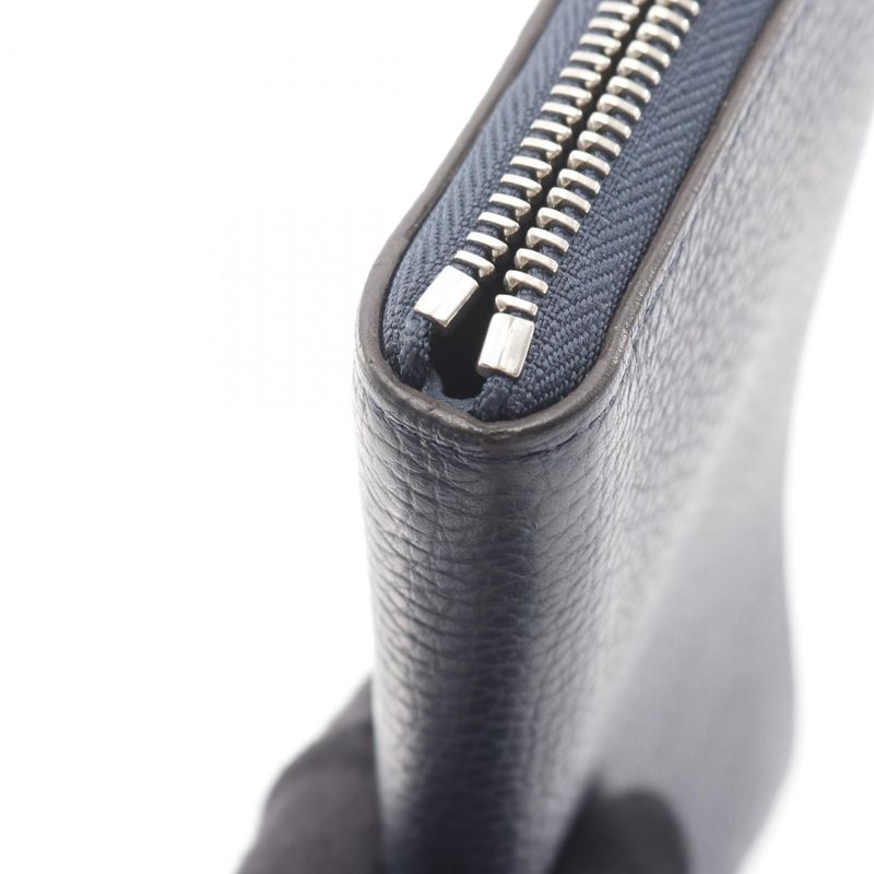 Louis Vuitton Round Long Wallet Zippy Wallet Vertical M58823 Navy Other Zippy