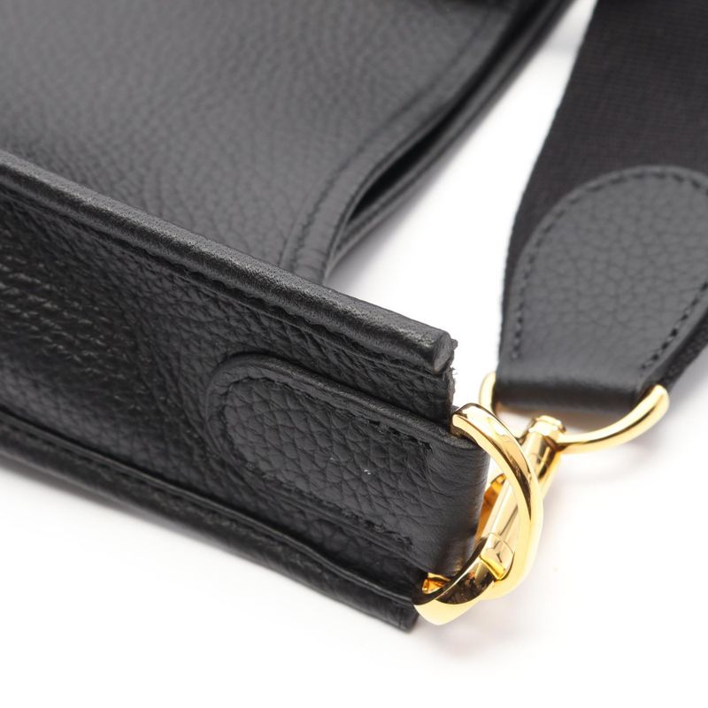 Hermes Shoulder Bag Evelyn 3 Trois PM Black Other Evelyn 3pm Black Ladies Used a