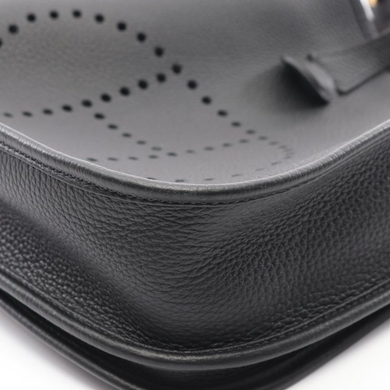 Hermes Shoulder Bag Evelyn 3 Trois PM Black Other Evelyn 3pm Black Ladies Used a