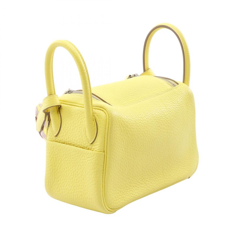 Hermes Shoulder Bag Lindy Mini Maxi Cadrille Lime Other Lindy Mini Lime Ladies