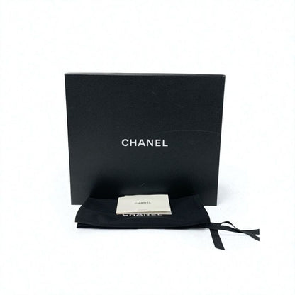 Chanel Sandals Shoes Leather Brown Black Coco Mark Matelasse Ring Bag