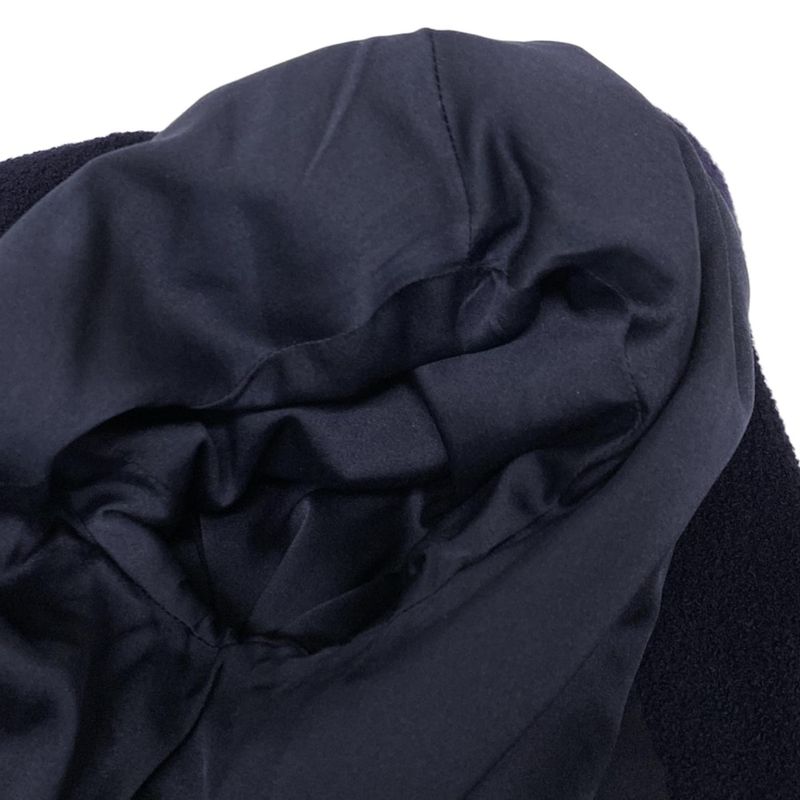Chanel Skirt Suit Size 40 M Women's Excellent Condition 20923 Dark Navy Pile