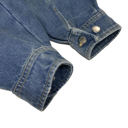 Prada Gjun Size 38 S Women's Excellent Condition Organic Denim Cropped Jacket