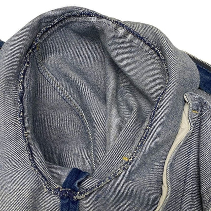 Prada Gjun Size 38 S Women's Excellent Condition Organic Denim Cropped Jacket