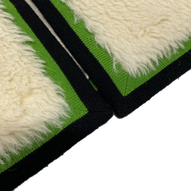 Chanel Vest Size 34 S Women's Excellent Condition P03844 Ivory X Green X Black