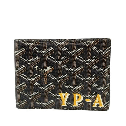 Goyard Wallet Victoire Black Marquise (Initials)