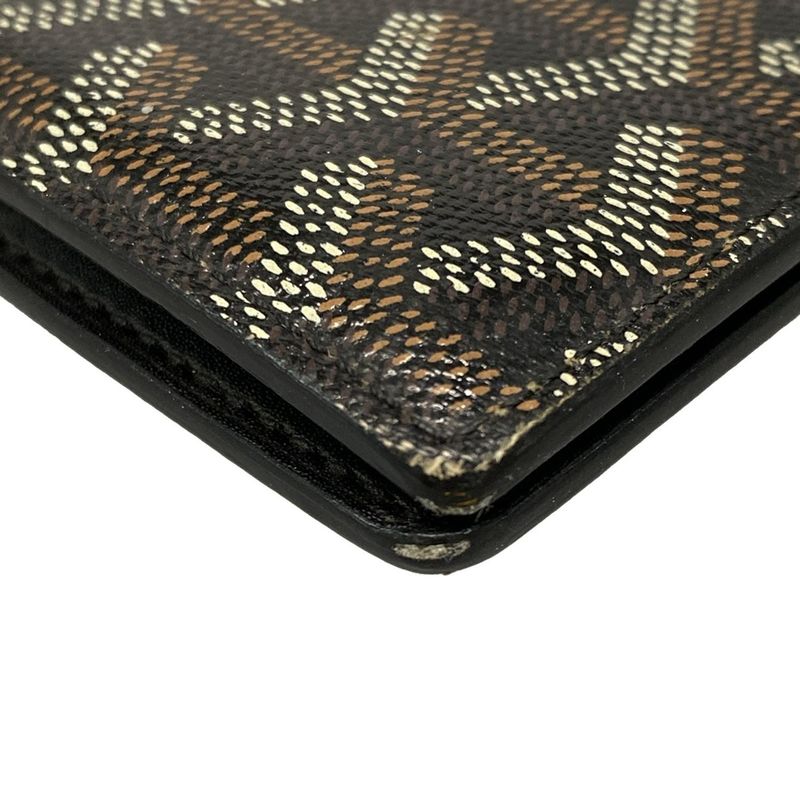Goyard Wallet Victoire Black Marquise (Initials)