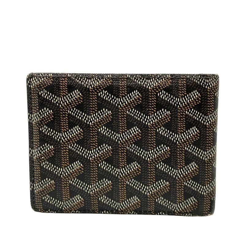 Goyard Wallet Victoire Black Marquise (Initials)