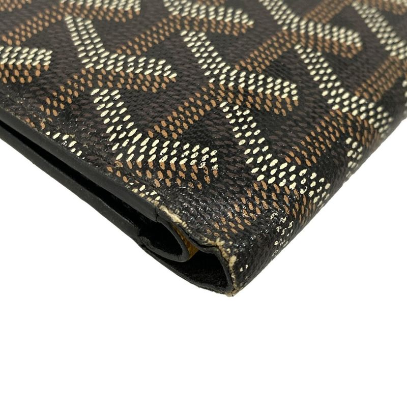 Goyard Wallet Victoire Black Marquise (Initials)