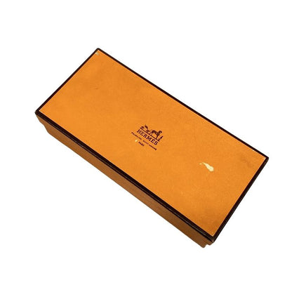Hermes Brown and Silver Hunting Horn Leather