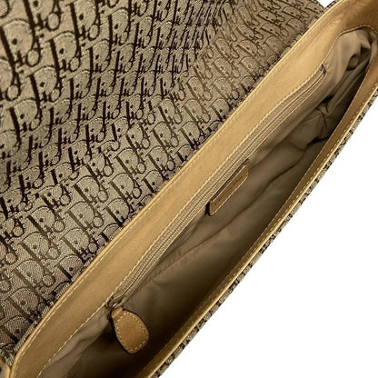 Dior Christian Dior Shoulder Bag Street Chic Trotter Beige and Dark Brown