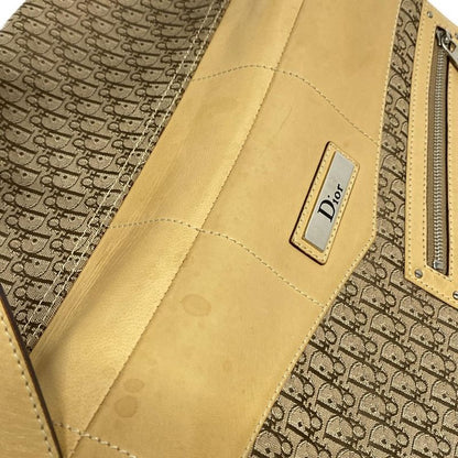 Dior Christian Dior Shoulder Bag Street Chic Trotter Beige and Dark Brown
