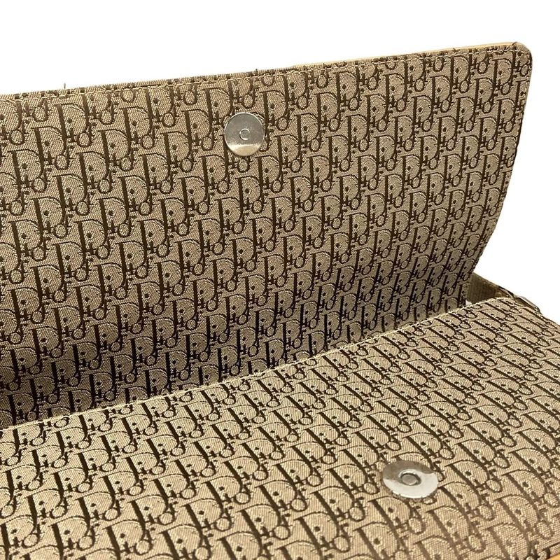 Dior Christian Dior Shoulder Bag Street Chic Trotter Beige and Dark Brown