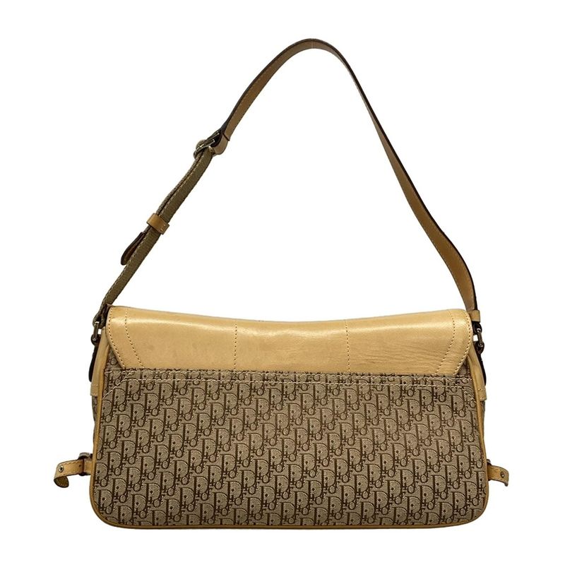 Dior Christian Dior Shoulder Bag Street Chic Trotter Beige and Dark Brown