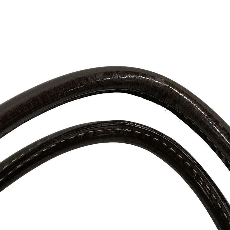 Gucci GG Plus GG Supreme 197953 Dark Brown Leather