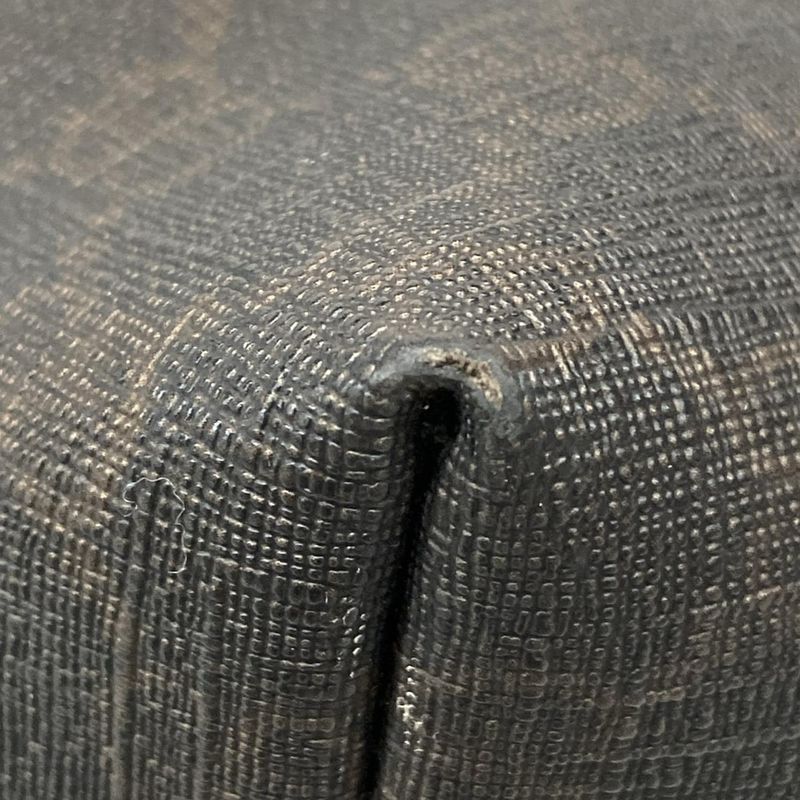 Gucci GG Plus GG Supreme 197953 Dark Brown Leather