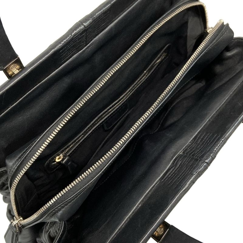 Dior Christian Dior Handbag Karenina Black Leather