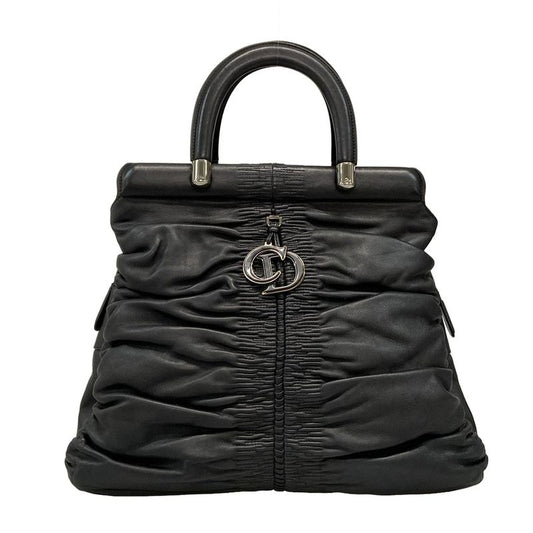 Dior Christian Dior Handbag Karenina Black Leather