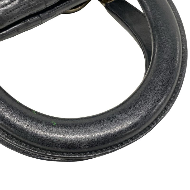 Dior Christian Dior Handbag Karenina Black Leather