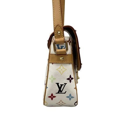 Louis Vuitton Shoulder Bag Monogram Multicolor Sologne M92661 Bronze Leather