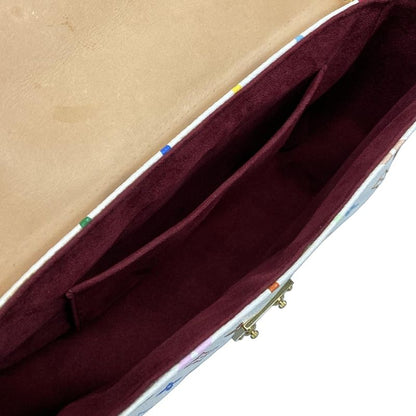 Louis Vuitton Shoulder Bag Monogram Multicolor Sologne M92661 Bronze Leather