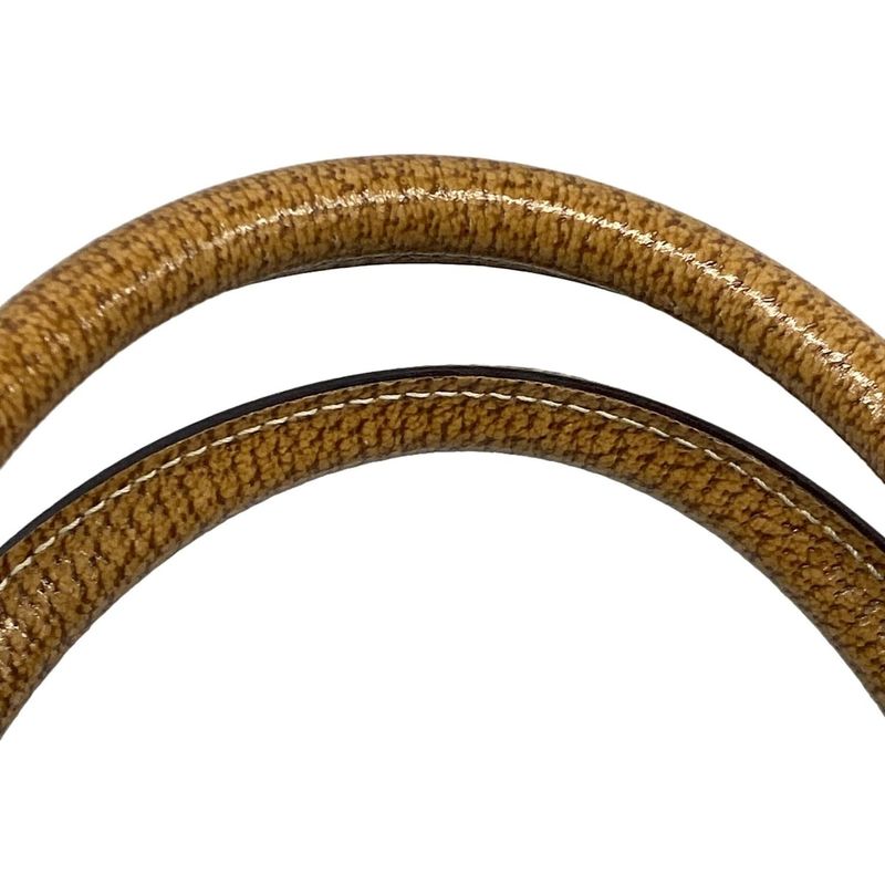 Gucci Tote Bag New Jackie GG Pattern 124407 Beige and Brown Leather