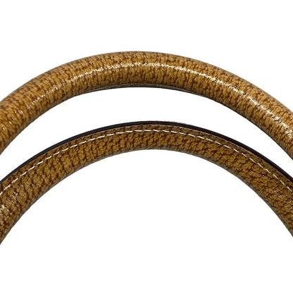 Gucci Tote Bag New Jackie GG Pattern 124407 Beige and Brown Leather