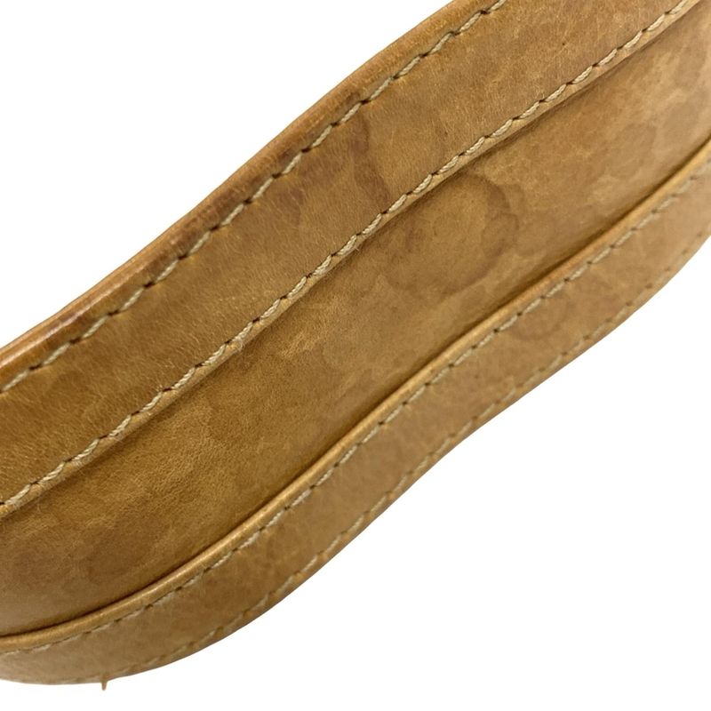 Dior Christian Dior Shoulder Bag Flight Beige Leather