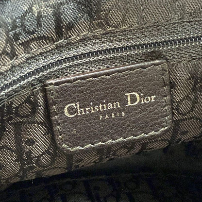 Dior Christian Dior Shoulder Bag Flight Beige Leather