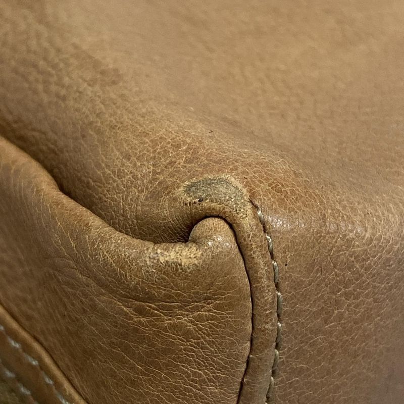 Dior Christian Dior Shoulder Bag Flight Beige Leather