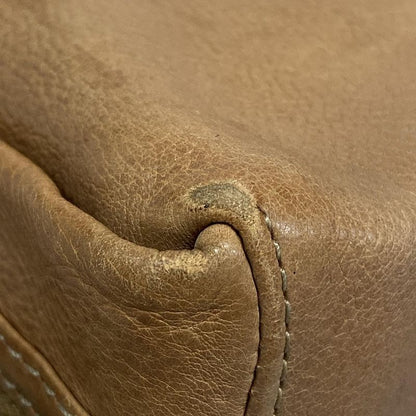 Dior Christian Dior Shoulder Bag Flight Beige Leather