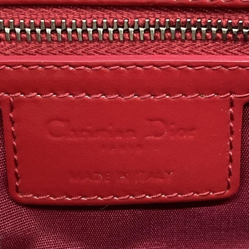 Dior Christian Dior Tote Bag Lady Dior M0955pvrk Im217 Pink Silver Hardware