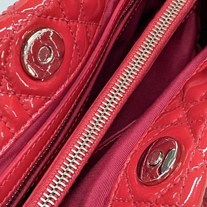 Dior Christian Dior Tote Bag Lady Dior M0955pvrk Im217 Pink Silver Hardware