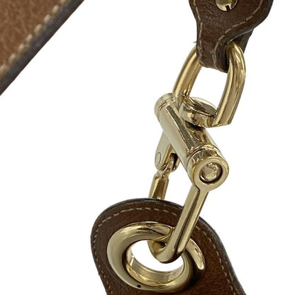 Gucci Shoulder Bag New Jackie GG Pattern 120888 Beige and Brown Leather