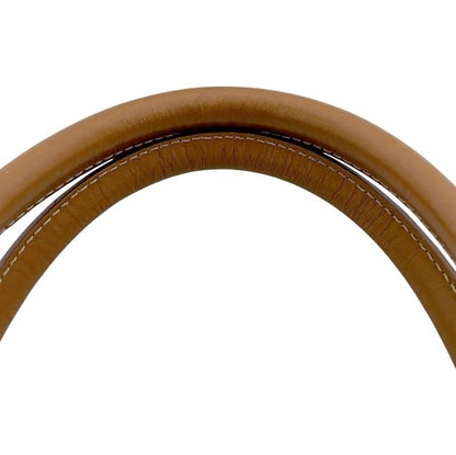 Celine Tote Bag Brown Macadam Excellent Condition A4 PVC Leather Preowned