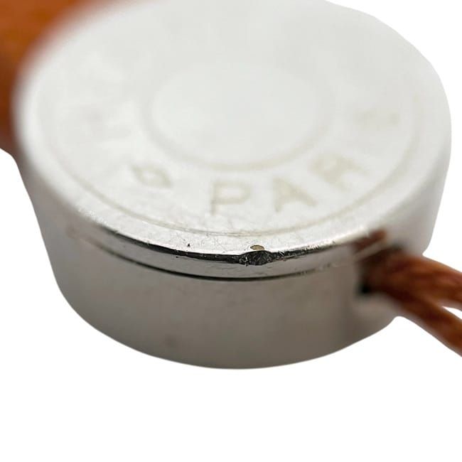 Hermes Strap Orange Serie Excellent Condition Jacquard Metal Preowned