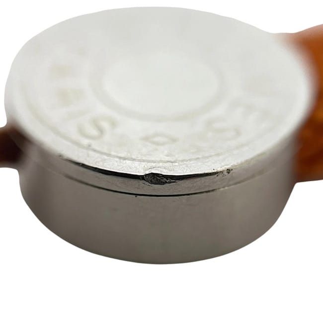 Hermes Strap Orange Serie Excellent Condition Jacquard Metal Preowned