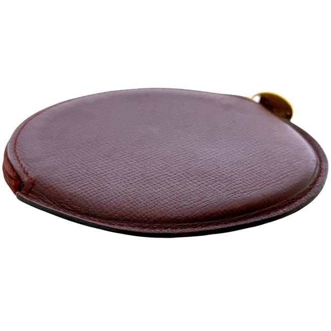 Cartier Coin Case Bordeaux Must L3000159 Excellent Condition Coin Purse