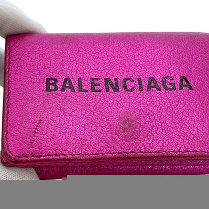 Balenciaga Trifold Wallet Mini Wallet Pink Everyday 551921