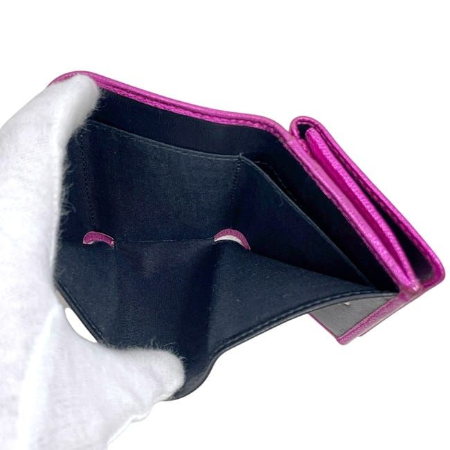 Balenciaga Trifold Wallet Mini Wallet Pink Everyday 551921